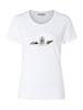 More & More Single Jersey Baumwollshirt in white
