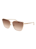 Calvin Klein Frauen Sonnenbrille Quadratisch Gold