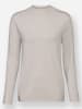 WITT WEIDEN Stehkragenpullover in hellgrau-meliert
