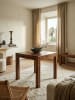 KADIMA DESIGN Esstisch Massivholz Sheesham, Handgefertigt, Holztisch, Essbereich in Braun