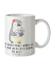 Mr. & Mrs. Panda Trinkbecher Beste Hebamme mit Spruch in Weiß