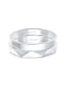 Elli Ring 925 Sterling Silber Geo, Ring Set in Silber