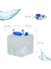 relaxdays Faltkanister in Transparent - 15 l