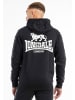 Lonsdale Sweatjacke "Bigton" in Schwarz