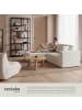 tectake Sofa Relax, keine Montage, 250 cm Breite, Bouclé creme