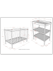 58 aufm Kessel BABYZIMMER Set Kara-lynn 2 Komplettset Massivholz Buche Weiß