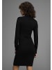 Bruno Banani Strickkleid in schwarz-weiß
