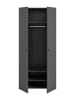 ebuy24 Kleiderschrank Darwin Anthrazit 80 x 51 cm