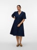 Vero Moda Jeanskleid in Dark Blue Denim