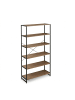 relaxdays Standregal in Braun - (B)95 x (H)180 x (T)50 cm