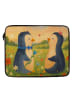 Mr. & Mrs. Panda Laptop Tasche Pinguin Pärchen Design ohne Spruch in Weiß