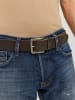 Jack & Jones Legerer Echtleder Gürtel Klassischer Leather Belt in Dunkelbraun