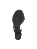 Geox Aurely – Ledersandalen mit Absatz Schwarz