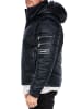 Reichstadt Herren Regular Fit Jacke Echtleder in Navy