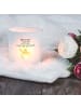 Mr. & Mrs. Panda Outdoor Windlicht Corgi Po mit Spruch in Transparent