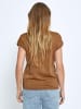Peppercorn Top in Tobacco Metallic