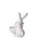 Goebel Figur " Hase mit Schale Snow White - Cute Girl " in weiß