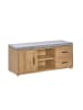 SoBuy Schuhschrank in Hell-Eiche - (W) 35 x (H) 47 x (L) 110 cm