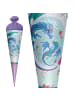 ROTH Schultüte groß Drachenliebe 70 cm, Glitter in Hellblau