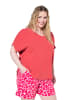 Studio Untold Bluse in hibiskusrot