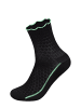 Happy Socks Socken Structured Slinky 1/4 Crew in schwarz