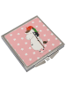 Mr. & Mrs. Panda Schminkspiegel Einhorn  ohne Spruch in Rot Pastell