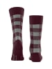 Burlington Buffalo Check Socke in Oxford