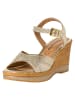 Tamaris Sandalette in LIGHT GOLD MET