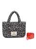 Les Visionnaires Unio Cortina S Shopper Tasche S 29 cm in leo grey