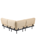 home24 home24 Outdoor-Ecksofa Typ C - Beige - Olefin & Aluminium - 172 x 80 x 172 cm in Beige