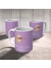 Mr. & Mrs. Panda Tasse Geige Freude mit Spruch in Lavendeltraum