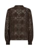 Mos Mosh Spitzenbluse MMTamlyn in schoko - 0002