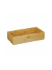relaxdays 2x Ordnungsbox in Natur - (B)30 x (H)7 x (T)15 cm
