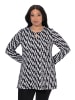 Ulla Popken Longshirt in schwarz