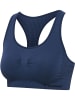 Hummel Hummel Top Hmlmt Yoga Damen Dehnbarem Atmungsaktiv Schnelltrocknend Nahtlosen in INSIGNIA BLUE