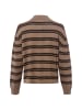 MOSS COPENHAGEN Polo-Langarmshirt MSCHTerine in braun mocca - 0001