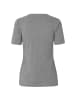 IDENTITY T-Shirt stretch in Grau meliert