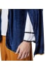 tectake Mittelalterkostüm aus vier Teilen, blau/weiß