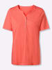Sieh an! Kurzarmshirt in koralle