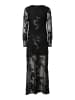 Pieces Maxikleid in Black