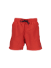 NORWAY 1963 Rote Polyamid-Badeshorts