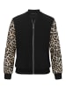 Cloud5ive Cloud5ive Bomber Jacket 2-Tone Leo Sleeve Print in black