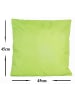 JACK 2er Set Outdoor Dekokissen Uni 45x45cm inkl. Füllung in Grün