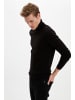 DeFacto Rollkragenpullover SLIM FIT in Schwarz