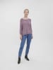 Vero Moda Langarmshirt in elderberry