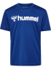 Hummel T-Shirt Hmllogo Kinder in TRUE BLUE
