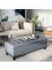 HOMCOM Sitzbank in Grau 125L x 49B x 41,5H cm