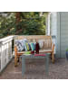 relaxdays Balkon-Beistelltisch in Grau - (B)52 x (H)39 x (T)48 cm
