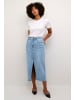 Kaffe Rock KAsinem A-shape in Light Blue Washed Denim