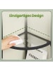 VASAGLE Bücherregal Baris in Schwarz - (B)28 x (H)158 x (T)28 cm